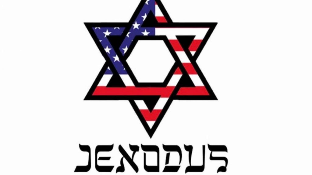 The Jexodus symbol and legend, a response to the anti-Semitism in the Democratic Party.