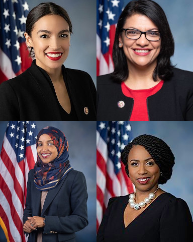 The Squad, prime proponents of the Green New Deal and the face of Democrats in Congress and now the Democrat abandonment of the Jews. Are these the most admired women in America?