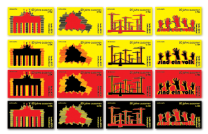 20 years of Berlin Wall stamps