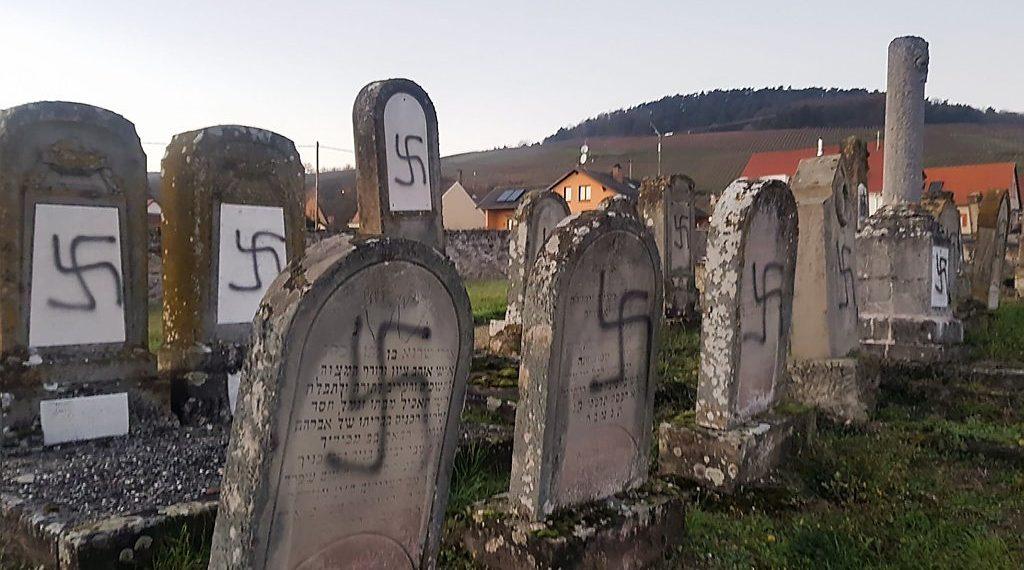 Jew hate manifests in cemetery vandalism
