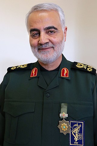 General Qasem Soleimani wearing the Order of Zolfagar