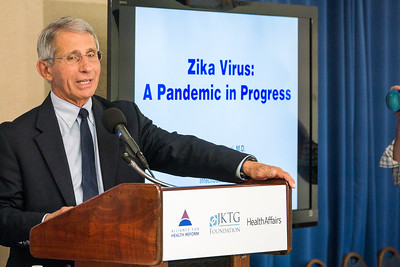 Anthony Fauci (I am the science) addresses the Alliance for Health Reform concerning the Zika epidemic of 2016.
