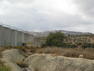 Wall separating Judea and Samaria from Israel along the 1949 Armistice Line