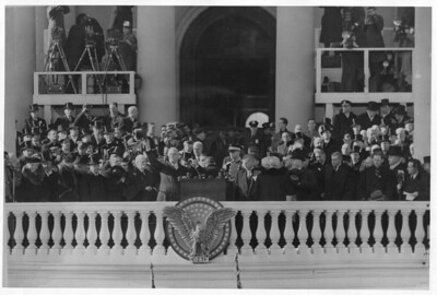 FDR and Henry Wallace at the 1943 Inaugural. Henry Wallace later proclaimed the Century of the Common Man in his famous speech.