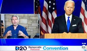 Democrat Joe Biden accepts his party's nomination for President.