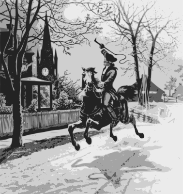 Paul Revere riding