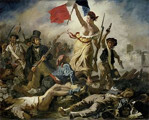 Metaphor for the Patriotic Revolution and its leaders - Liberty Leading the People