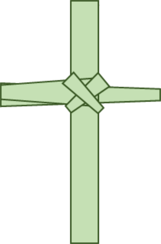 Palm Sunday cross