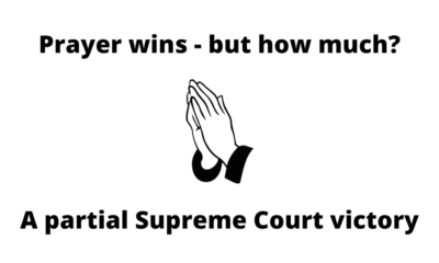 Prayer wins but how much