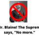 Supreme Court repudiates James G. Blaine's establishment-of-atheism amendments