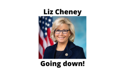 Liz Cheney going down