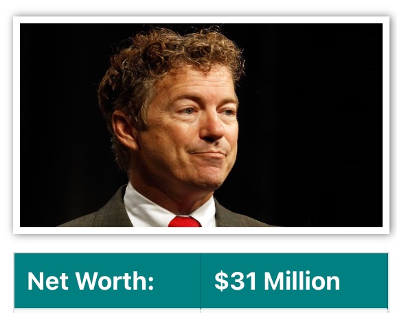 Rand Paul highlights inflation, but what is he worth?