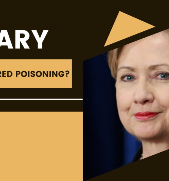 Hillary feared poisoning