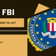 The FBI offered payment for a lie