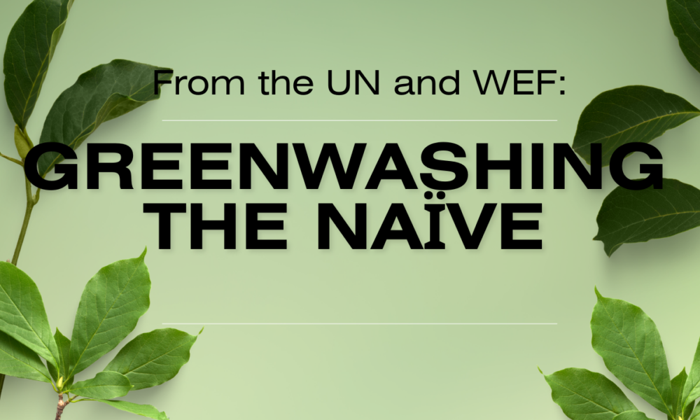 Greenwashing the naive