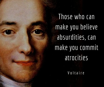 Voltaire describes gaslighting