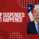 Trump suspended - how it happened