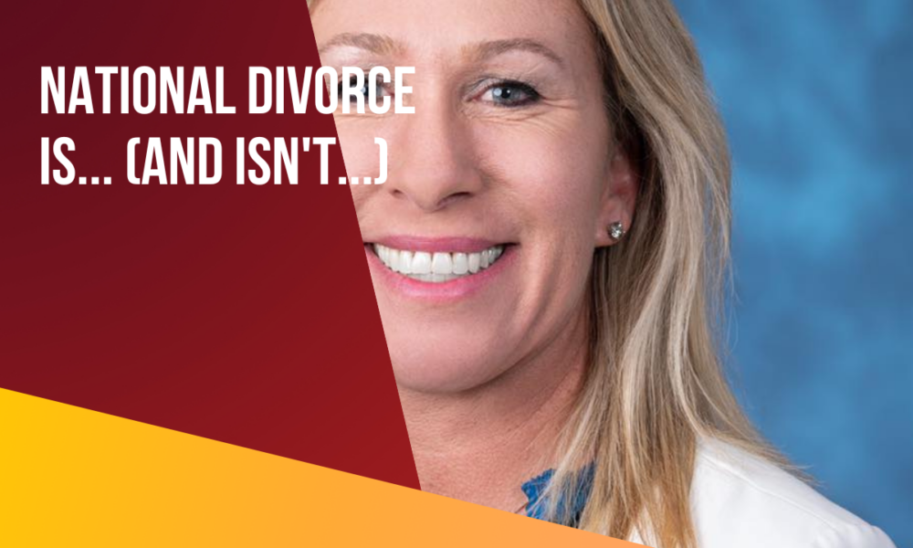 National divorce is (and isn't)
