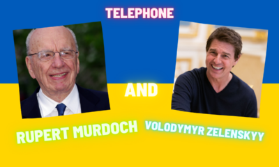 Rupert Murdoch and Volodymyr Zelenskyy