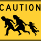 Migrants crossing