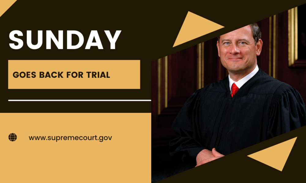 Sunday delivery case must go to trial – SCOTUS