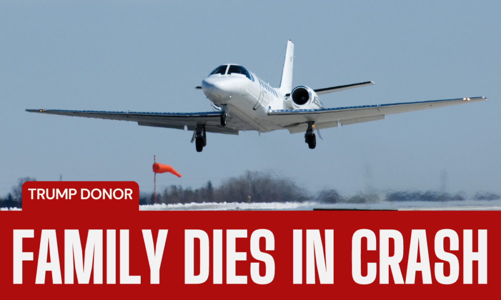 Trump donor loses family in crash