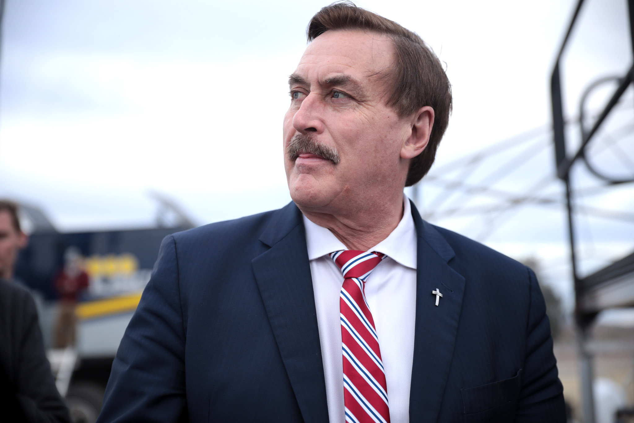 Mike Lindell, by Gage Skidmore, is licensed under a Creative Commons Attribution/Share-alike 2.0 Generic License.
