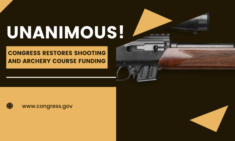 Congress restores shooting and archery course funding