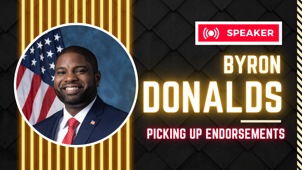 Byron Donalds picks up Jordan no-vote endorsement