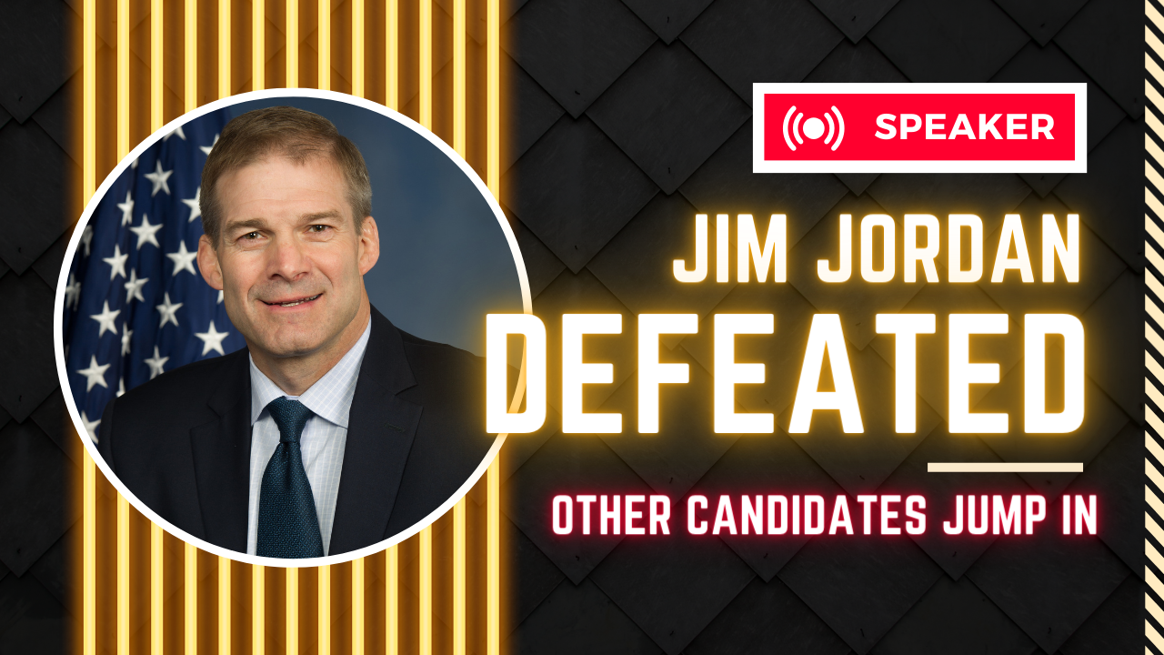 Jim Jordan out of Speaker race