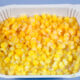 Food and personality - corn in a plastic tray