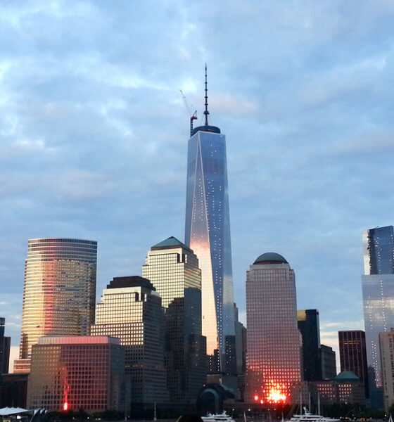 New York City looking at Freedom Tower