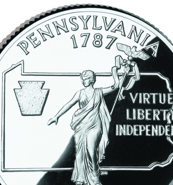 Pennsylvania State quarter reverse
