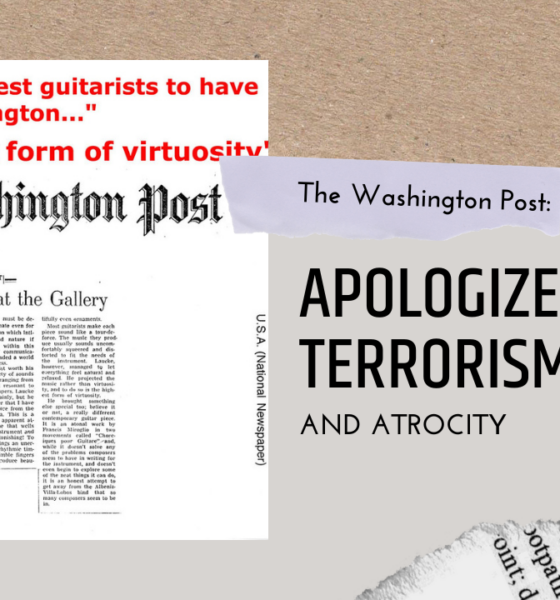 Washington Post apologizes for terrorism, atrocity