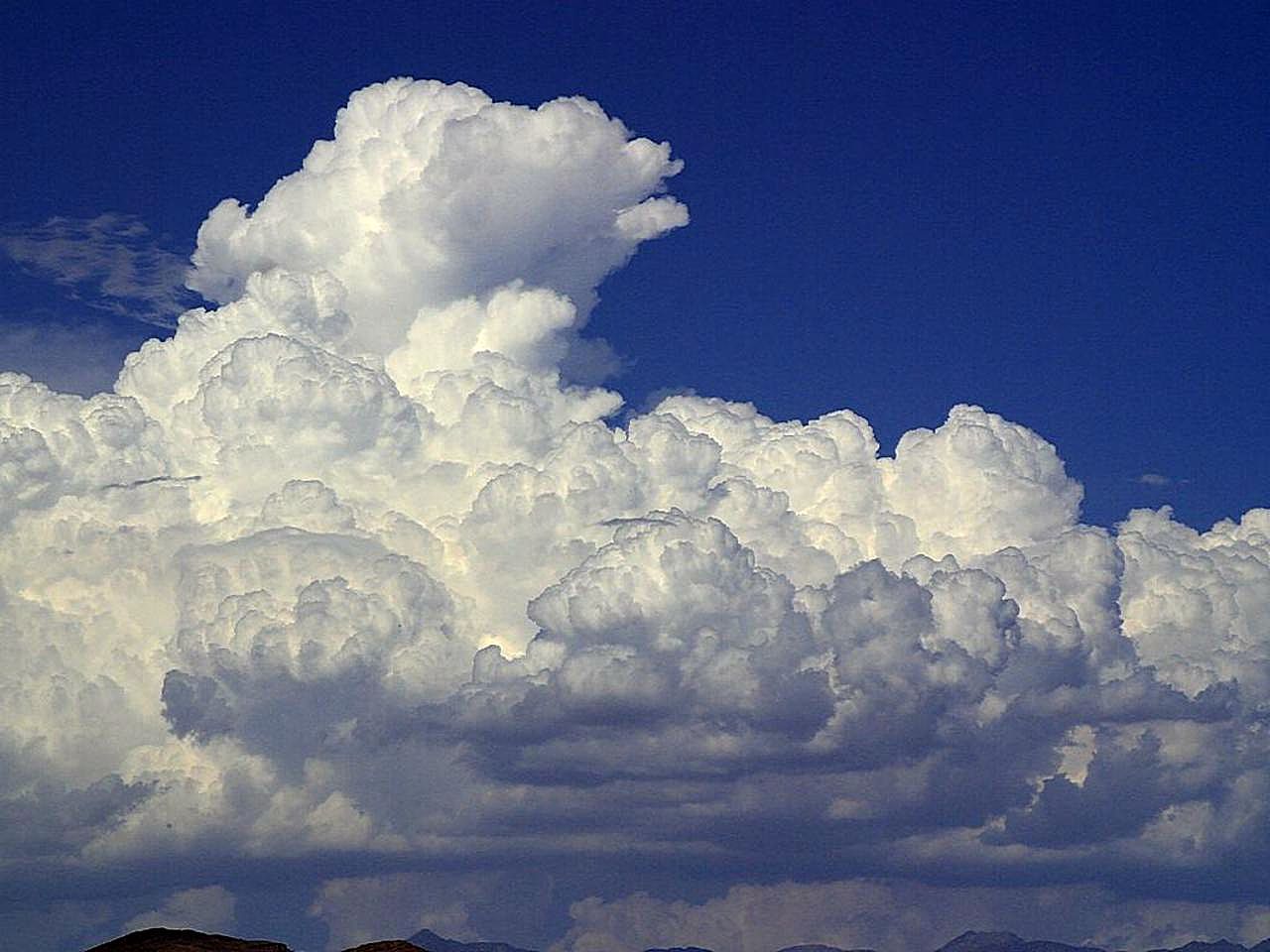 Cumulus cloud, the domain of the USAF and the F-15