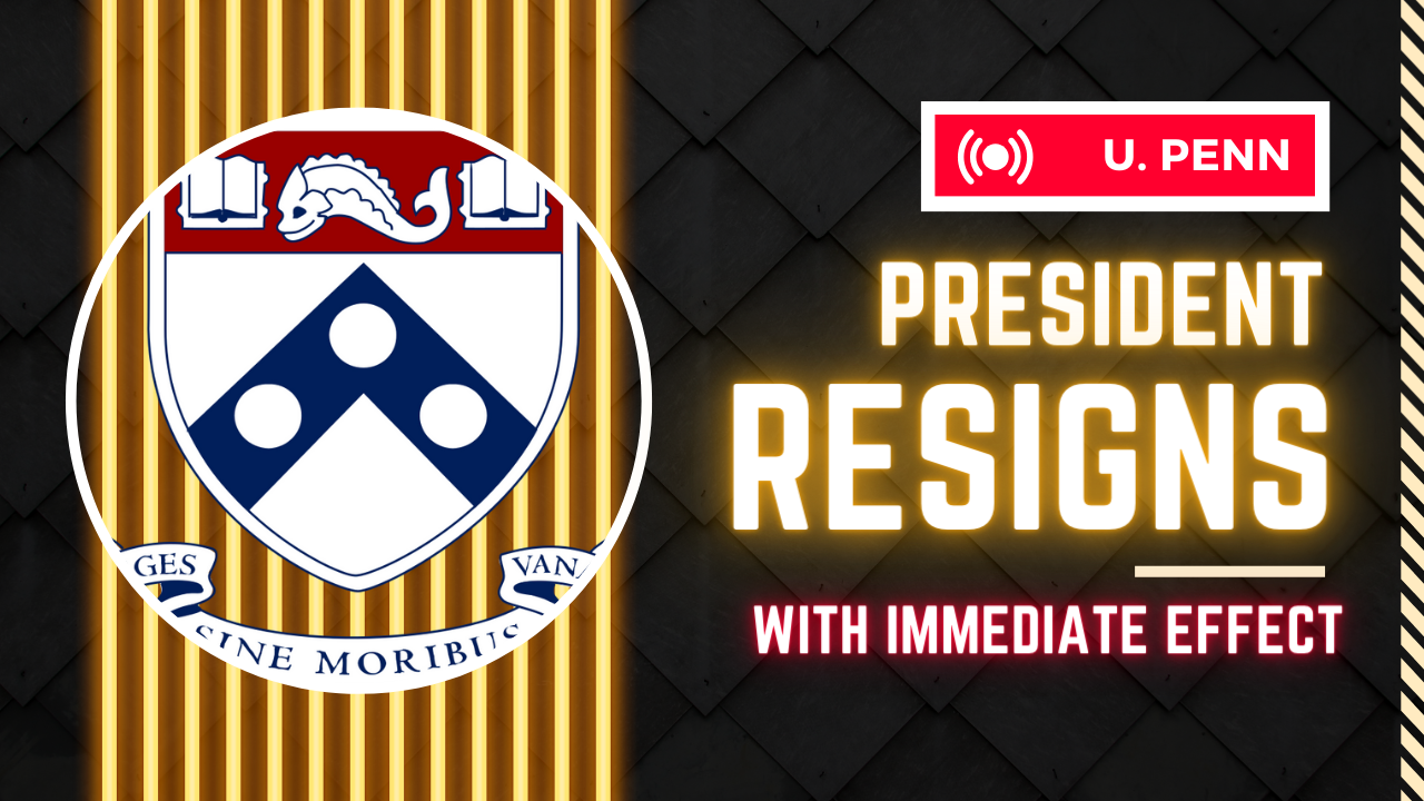 Penn president resigns