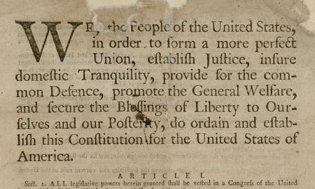 Preamble to the Constitutionj