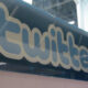 Twitter logo in the days of Internet censorship and government as Big Brother