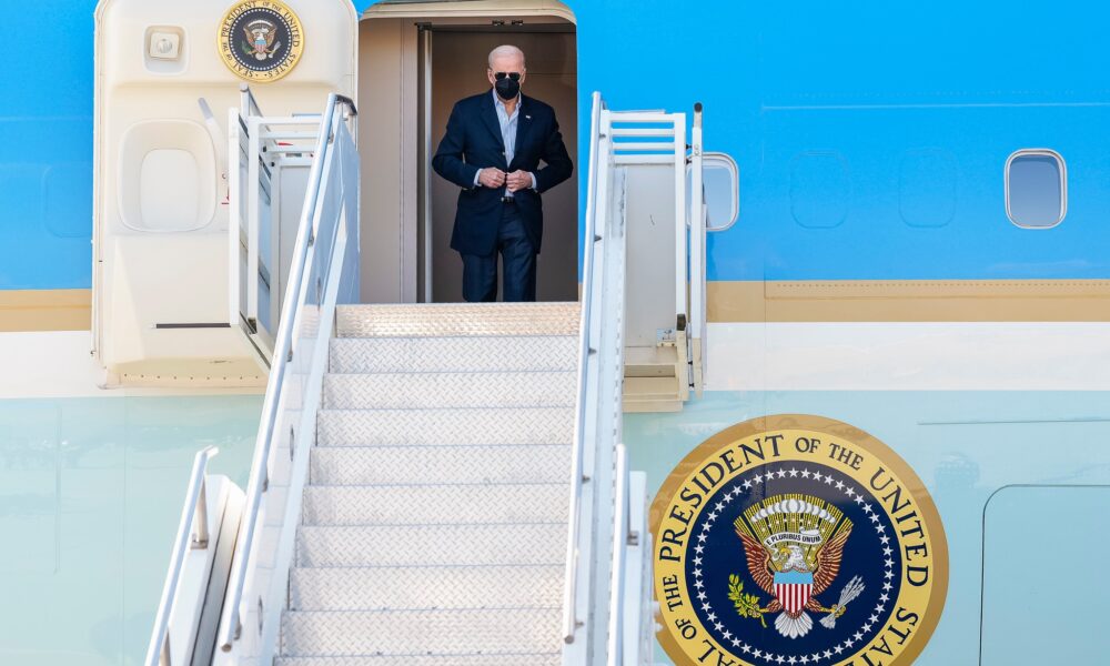 Biden, about to deplane from Air Force One, raised your energy costs