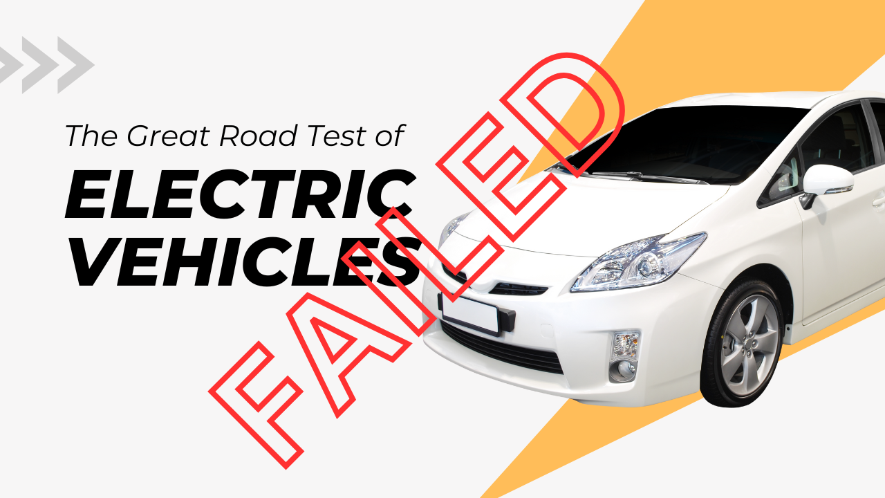 Electric vehicle test drive FAILS