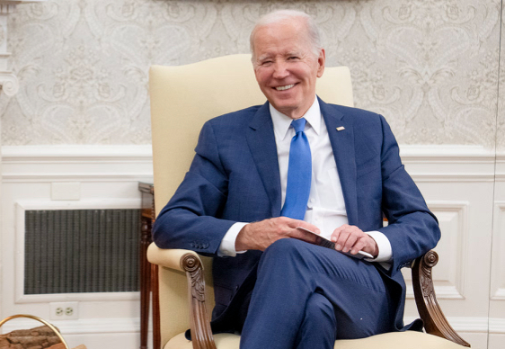 Grinning Joe Biden represents the elite 1 percent who want endless war