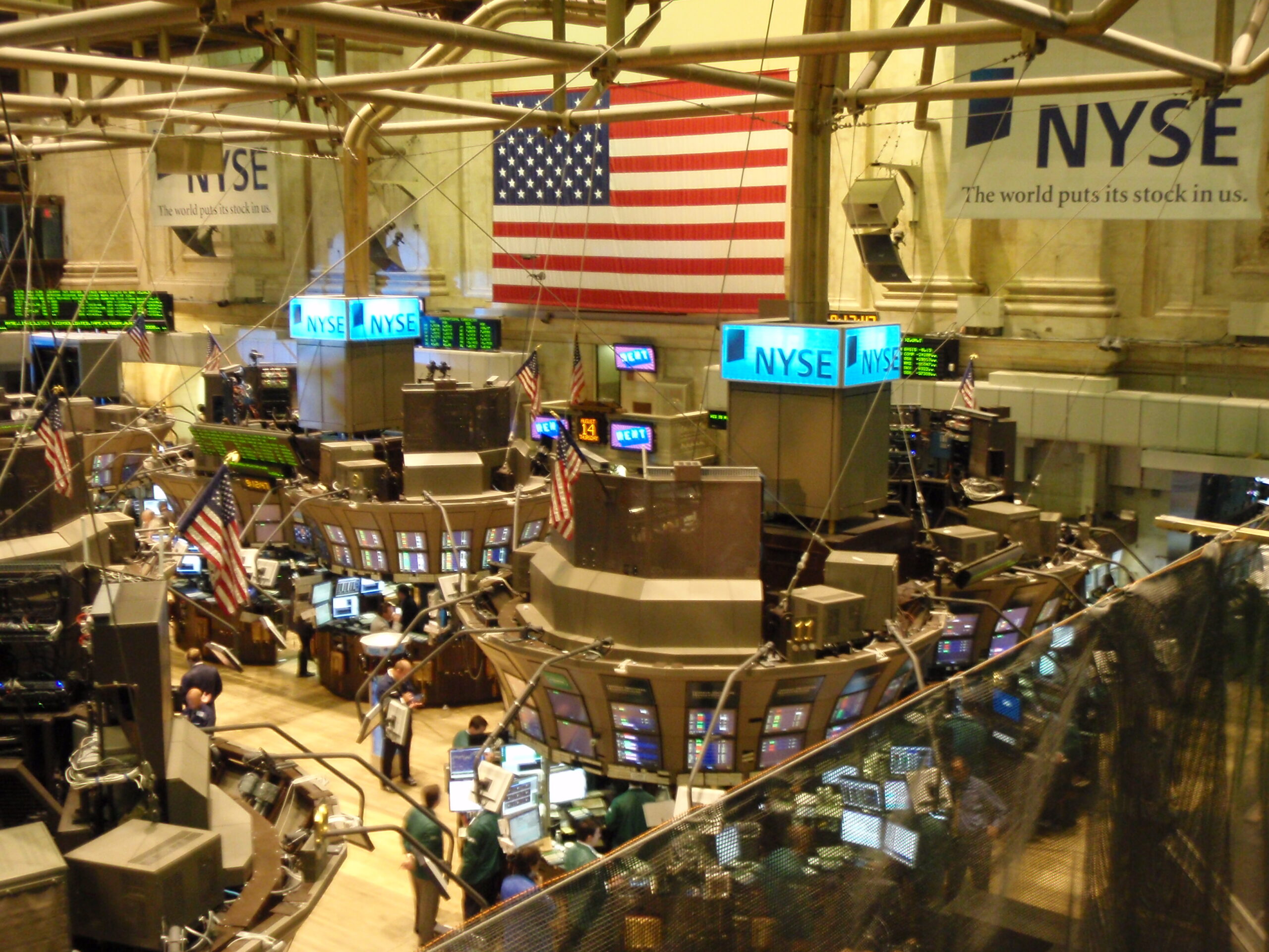 New York Stock Exchange symbol of economy