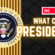 What can a President do?
