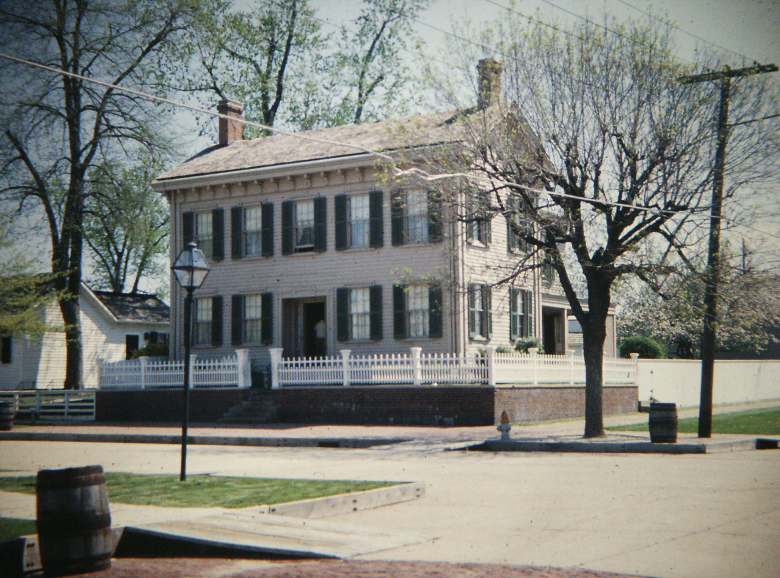 Abraham Lincoln home in Springfield, Illinois