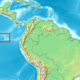 Central and South America with Galapagos Islands highlighted - a Waste of the Day image