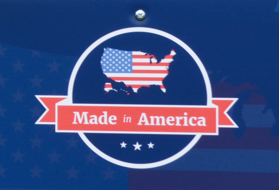 Made in America label from Alliance for American Manufacturing