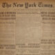 New York Times front page above the fold August 18, 1918 headlines