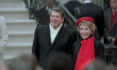 Ronald Reagan and wife Nancy Reagan