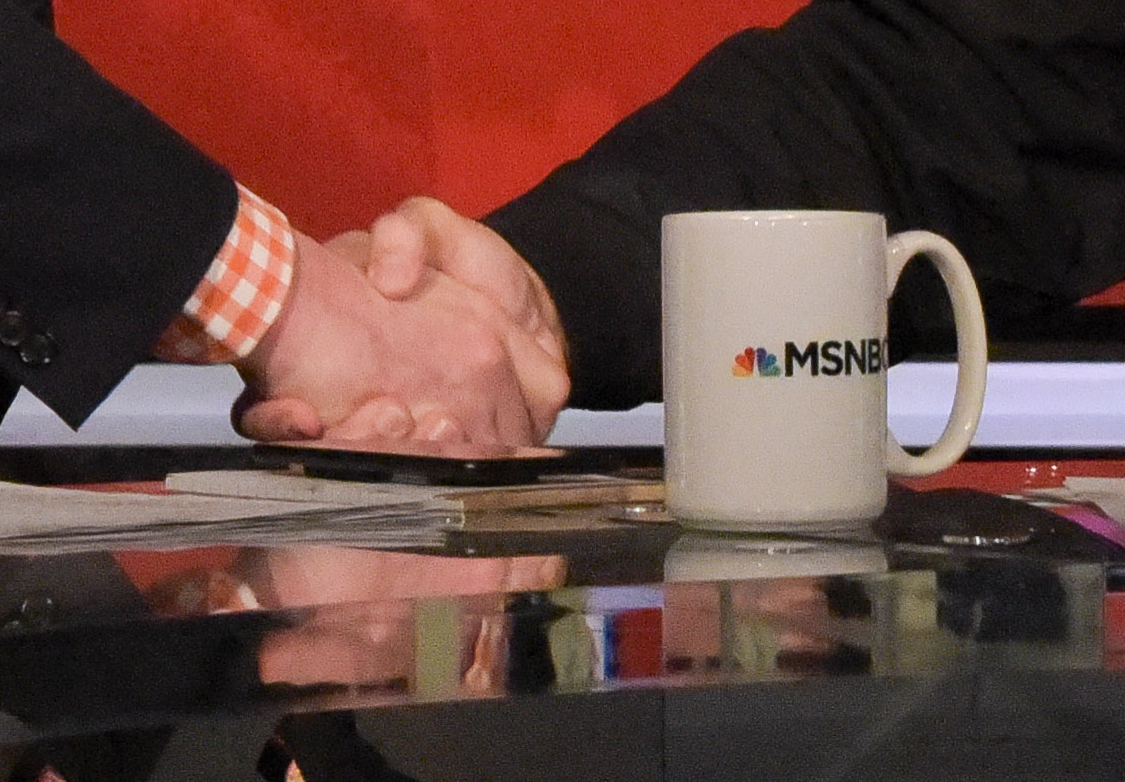 Shake hands with censorship at MSNBC and in other media