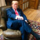Trump in easy chair